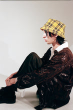 Load image into Gallery viewer, | Los Angeles | Cotton Bucket Hat in Reversible Yellow Plaid
