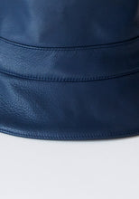 Load image into Gallery viewer, | Monaco | Leather Bucket Hat in Navy
