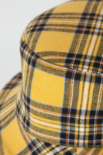 Load image into Gallery viewer, | Los Angeles | Cotton Bucket Hat in Reversible Yellow Plaid
