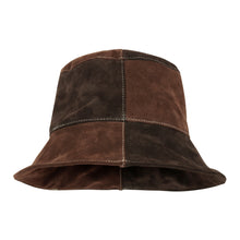 Load image into Gallery viewer, c. | Ozark | Suede Bucket Hat in Brown Patchwork
